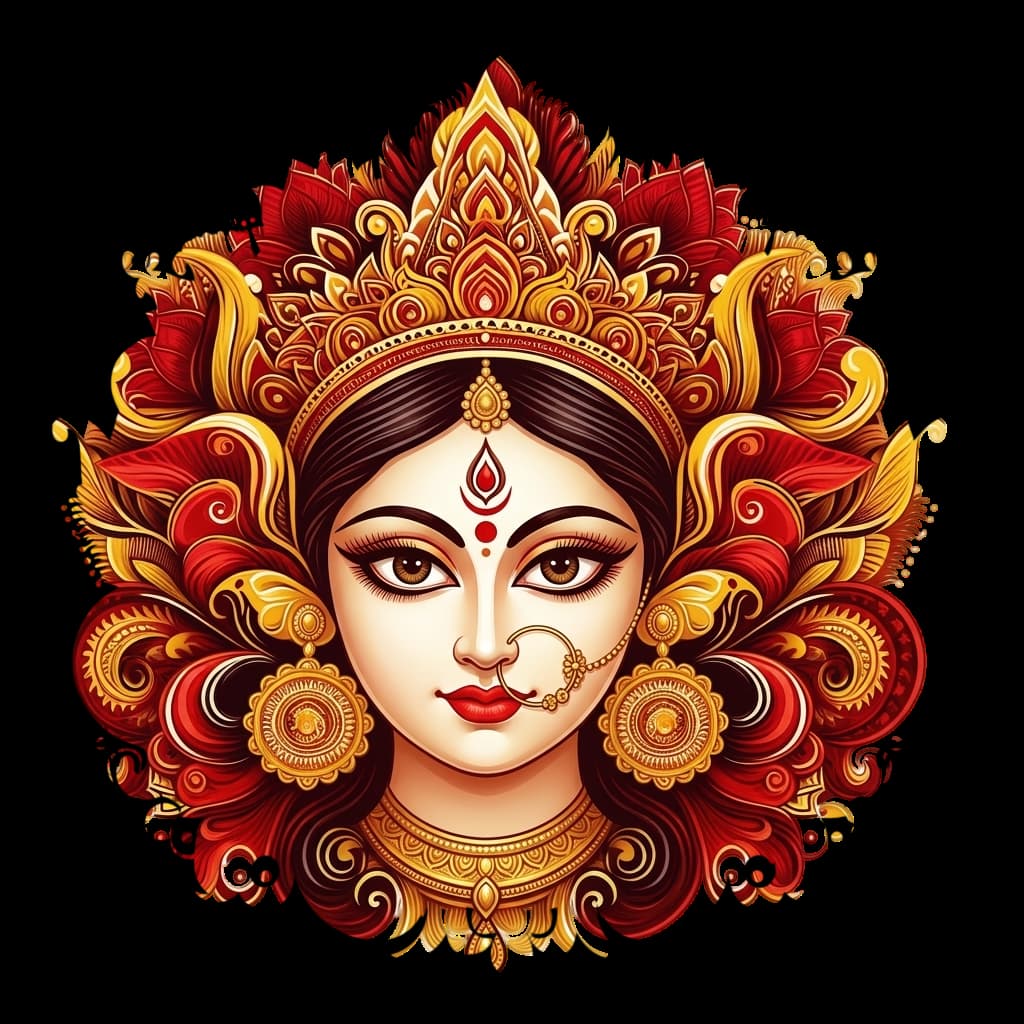 Goddess Durga Centerpiece — Raas Utsav 2026